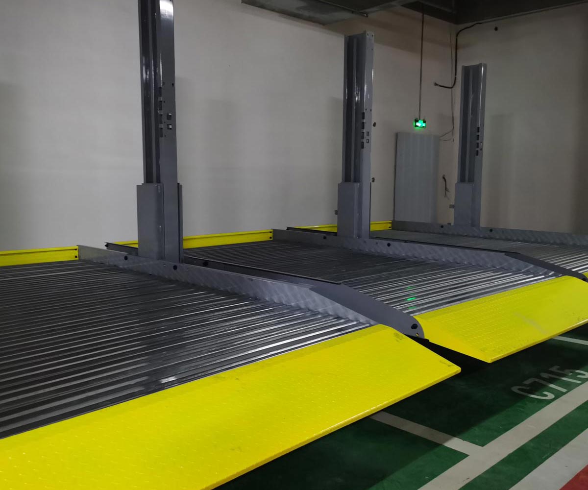 四柱簡易類機械停車過驗收